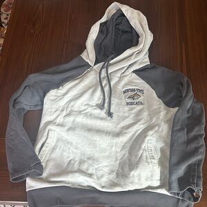 Montana State Bobcats Gray & Charcoal Hooded Pullover Sweatshirt
